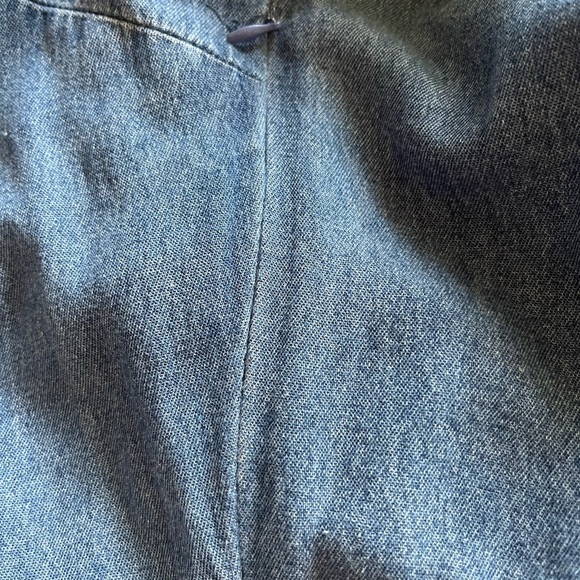 Denim Dress stampede Stella tweed Jean dress cream western coastal cowgirl - Picture 7 of 8